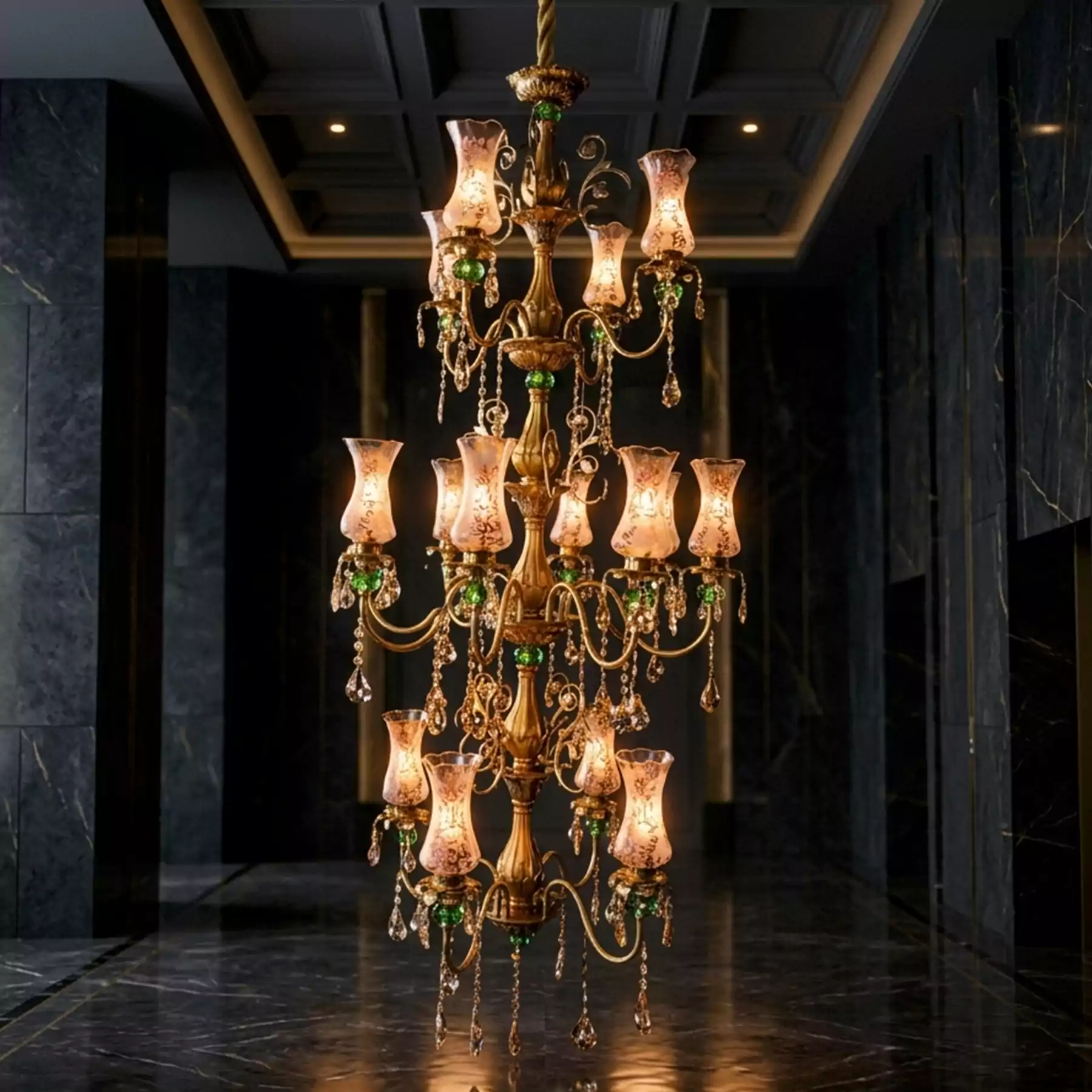 Victorian Elegance 4+8+4 Chandelier